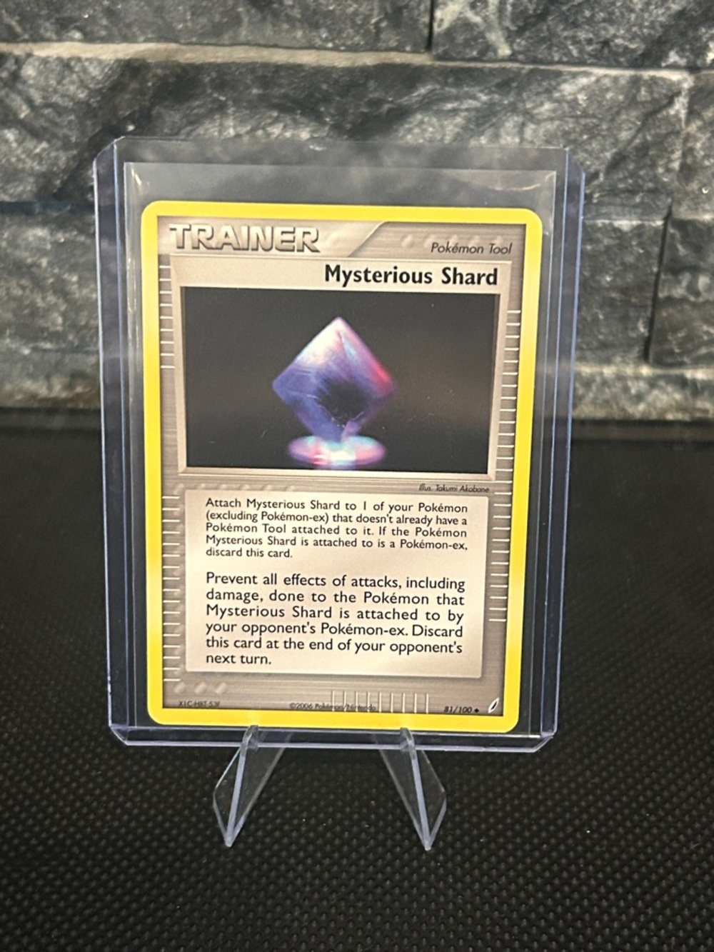 Pokemon Mysterious Shard 81/100 from Vintage EX‎ Crystal Guardians Set (2006)